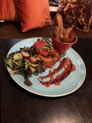 Vegan lasagna  at Petronella in Kilkenny