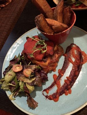 Vegan lasagna  at Petronella in Kilkenny