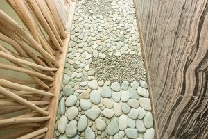 tropical shower at Moulin de Vies in Lamboing