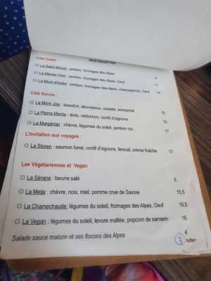  at La Crêperie des Alpes in Aix-les-bains