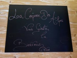   at La Crêperie des Alpes in Aix-les-bains