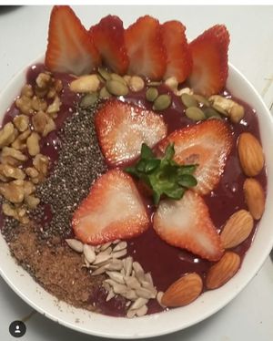 Superfood Smoothie bowl  at Tapatio Vegan Tacos - Food Trailer in San Antonio