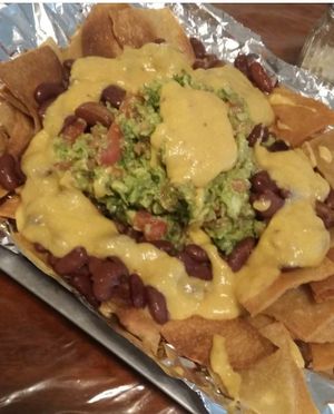 Vegan nachos  at Tapatio Vegan Tacos - Food Trailer in San Antonio
