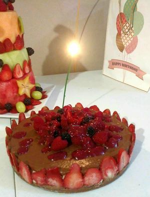 Raw vegan pie
Nut free  at Tapatio Vegan Tacos - Food Trailer in San Antonio