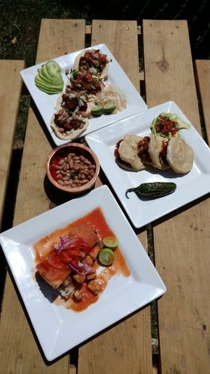 Mexican vegan food  at Tapatio Vegan Tacos - Food Trailer in San Antonio