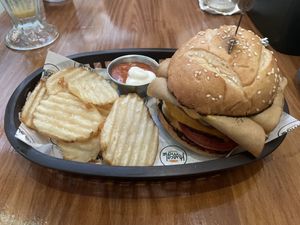   at Huacamole Vegan Food in San Pedro