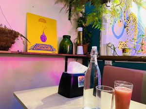 Decoration   at Huacamole Vegan Food in San Pedro