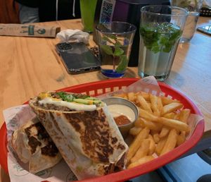   at Huacamole Vegan Food in San Pedro