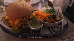   at Huacamole Vegan Food in San Pedro