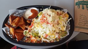   at Huacamole Vegan Food in San Pedro