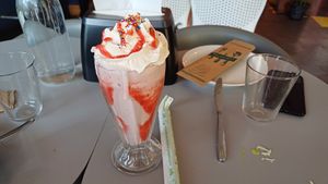   at Huacamole Vegan Food in San Pedro