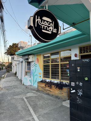 The front - 10 minutes from downtown   at Huacamole Vegan Food in San Pedro
