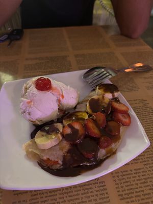 crepe  at Huacamole Vegan Food in San Pedro