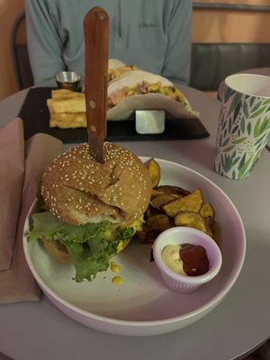   at Huacamole Vegan Food in San Pedro