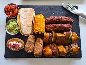 Parribox at Huacamole Vegan Food in San Pedro