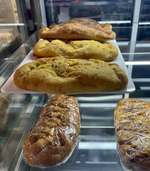 Calzone  at Huacamole Vegan Food in San Pedro