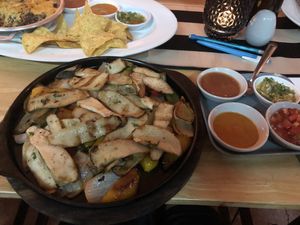 Fajitas vegan at Salsa Kitchen - Huay Kaew in Chiang Mai