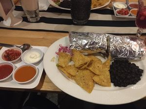 Vegan Cheese Burritos at Salsa Kitchen - Huay Kaew in Chiang Mai