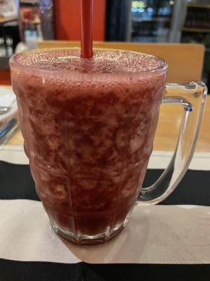 Mixed berry smoothie, 79 baht  at Salsa Kitchen - Huay Kaew in Chiang Mai