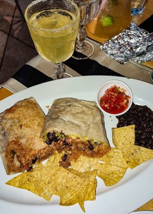 Vegan Chicken Burrito at Salsa Kitchen - Huay Kaew in Chiang Mai