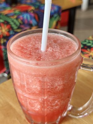 Watermelon smoothie (79 THB)  at Salsa Kitchen - Huay Kaew in Chiang Mai