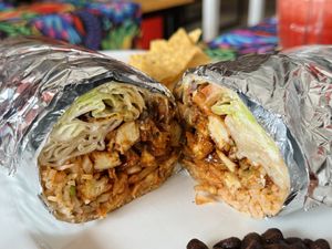 Vegan burrito special (249 THB)  at Salsa Kitchen - Huay Kaew in Chiang Mai