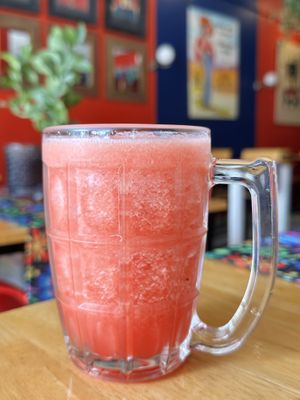 Watermelon smoothie (79 THB)  at Salsa Kitchen - Huay Kaew in Chiang Mai