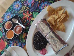 Vegan Cheese Burrito at Salsa Kitchen - Huay Kaew in Chiang Mai