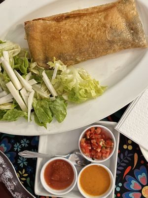 New style vegan chimichanga (239 THB)  at Salsa Kitchen - Huay Kaew in Chiang Mai