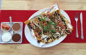vegan nachos  at Salsa Kitchen - Huay Kaew in Chiang Mai