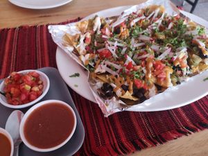 Vegan Nachos at Salsa Kitchen - Huay Kaew in Chiang Mai