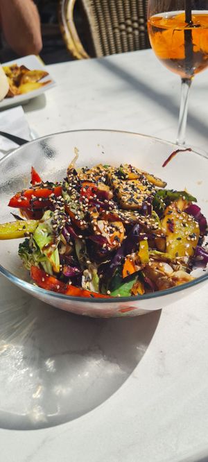 Rice with vegetables at La Mar de Vins in Mallorca