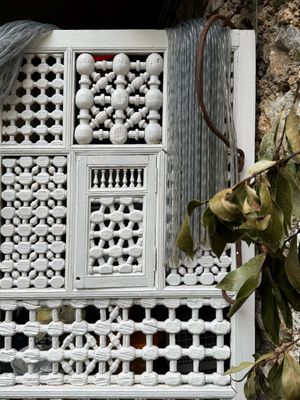 Outdoor detail  at La Mar de Vins in Mallorca