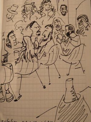 The clientele at Mr. & Mrs. Watson in Amsterdam