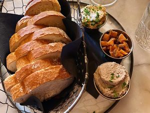 Bread and spread   at Mr. & Mrs. Watson in Amsterdam