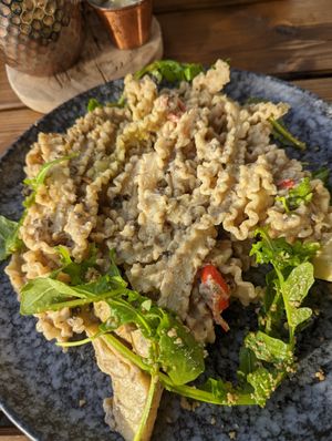 Truffle Alfredo Pasta at Mr. & Mrs. Watson in Amsterdam