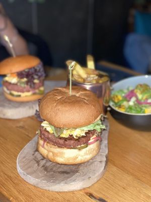 Kombucha bbq burger  at Mr. & Mrs. Watson in Amsterdam