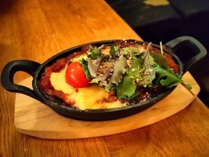 Melanzane (eggplant and cheese) at Mr. & Mrs. Watson in Amsterdam