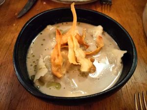 Ravioli al funghi at Mr. & Mrs. Watson in Amsterdam