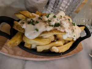 Loaded fries  at Mr. & Mrs. Watson in Amsterdam