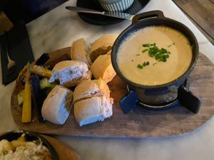 Fondue   at Mr. & Mrs. Watson in Amsterdam