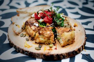 Vegan tarte tatin at Mr. & Mrs. Watson in Amsterdam