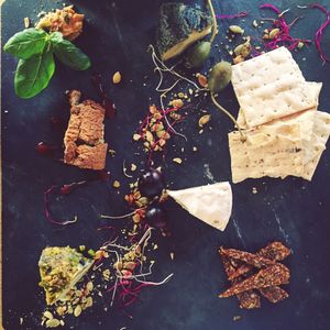 vegan cheese plate at Mr. & Mrs. Watson in Amsterdam