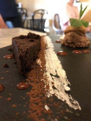 Brownie Desert at Mr. & Mrs. Watson in Amsterdam