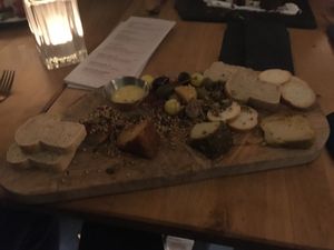 Vegan cheese platter ! at Mr. & Mrs. Watson in Amsterdam