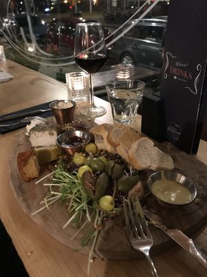Fantastic cheese platter and great atmospheres. One of the best vegan restaurants I ve been at!  at Mr. & Mrs. Watson in Amsterdam
