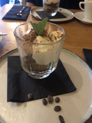 Lekkerste Vegan Tiramisu ooit ! at Mr. & Mrs. Watson in Amsterdam