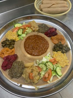 Here is a best vegan dishes in Birmingham 
Blue Nile Restaurant  at Blue Nile in Birmingham