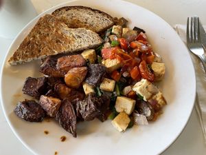 Vegan Scramble   at Liz's Cafe Anybody's Bar in Provincetown