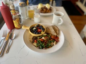 Scramble  at Liz's Cafe Anybody's Bar in Provincetown